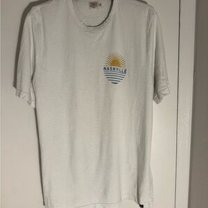Faherty White Nashville Graphic Tee